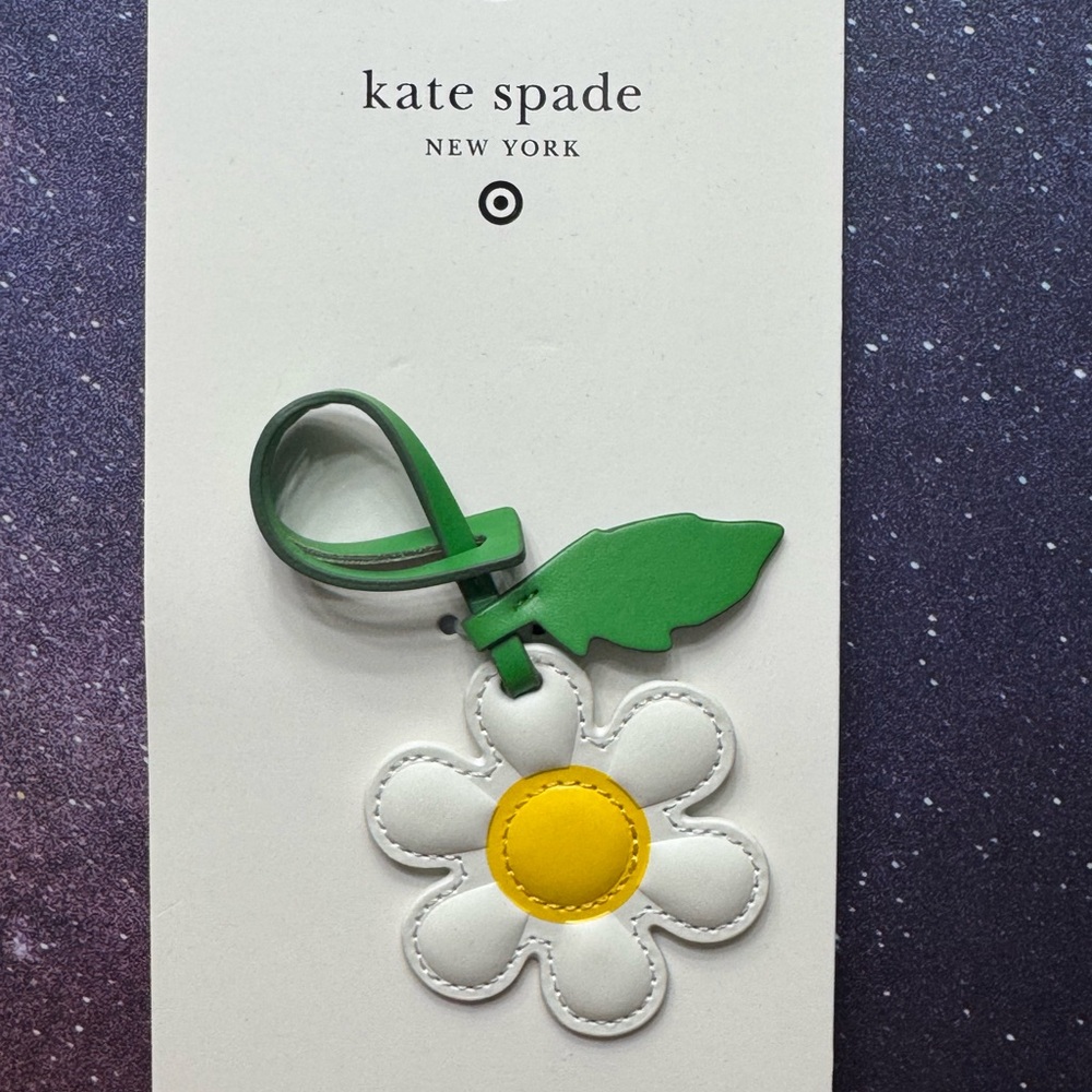 Kate Spade  x Target Daisy white bag charm